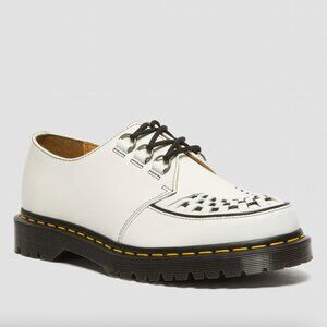 Dr Marten's Ramsey White Checker Creeper Loafer Women's 8